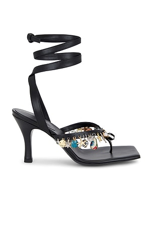 Christopher Esber Memento Charm Heel in Black
