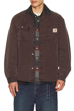 Carhartt WIP Mitch Shirt Jacket in Brown