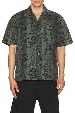 Carhartt WIP Snake Camo Shirt in Dark Green