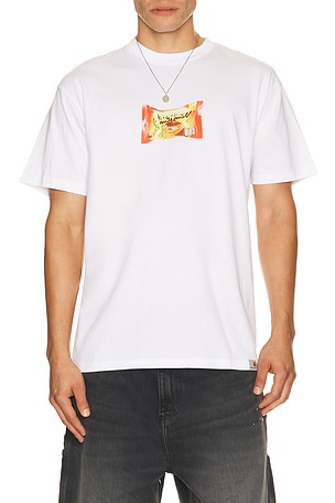 Carhartt WIP Short Sleeve Road Side Snack Tee Shirt in White