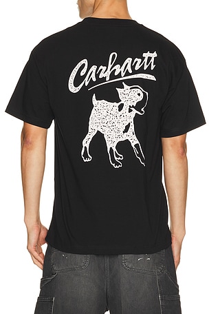 Carhartt WIP Short Sleeve Pup Tee Shirt in Black