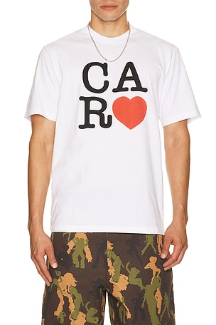 Carhartt WIP Short Sleeve I Hartt Tee Shirt in White