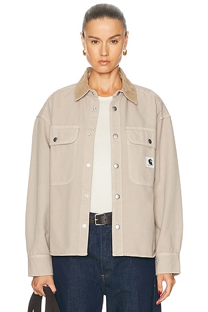 Carhartt WIP Prescott Shirt Jacket in Beige