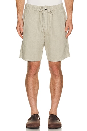 Citizens of Humanity Drawstring Deck Shorts in Cream