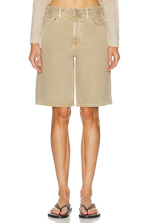 Citizens of Humanity Court Denim Short in Tan