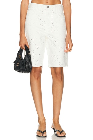 Citizens of Humanity Court Denim Shorts in White