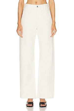 Citizens of Humanity Gaucho Trouser Jeans in Ivory