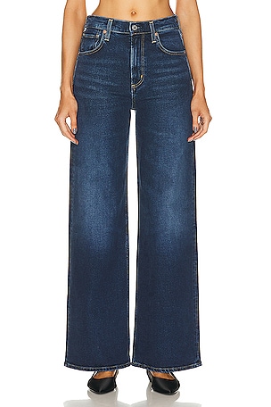 Citizens of Humanity Paloma Baggy Jeans in Denim-Dark