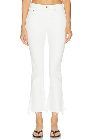 Citizens of Humanity Goldie Kick Flare Ankle Jeans in White