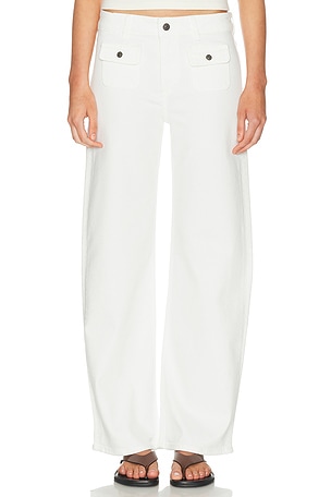 Citizens of Humanity Nora Patch Pocket Trouser Jeans in White