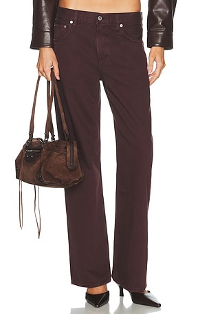 Citizens of Humanity Lindz Easy Straight Jean in Burgundy