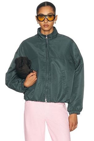 Citizens of Humanity Barracuta Bubble Jacket in Green