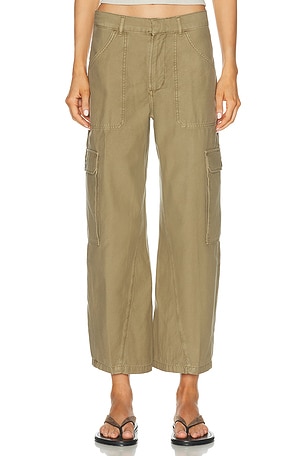 Citizens of Humanity Thassos Twisted Seam Utility Pants in Olive
