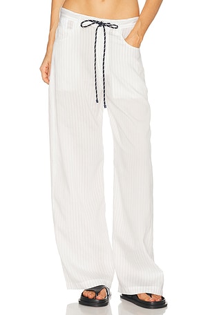 Citizens of Humanity Brynn Drawstring Trouser in Black & White