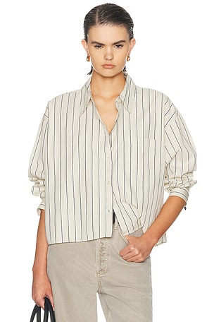Citizens of Humanity Petit Ami Shirt in Cream