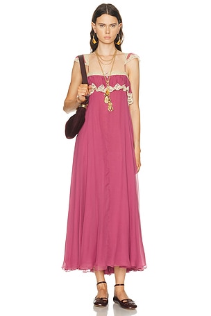 Chloe Sheath Dress in Fucshia