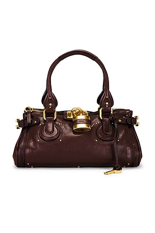 Chloe Paddington Tote Bag in Chocolate