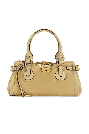 Chloe Paddington Shoulder Bag in Beige
