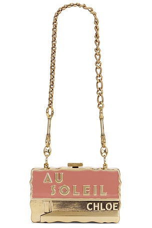 Chloe Au Soleil Brass Shoulder Bag in Metallic Gold