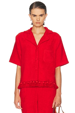 Cap d'Antibes Antonia Shirt in Red