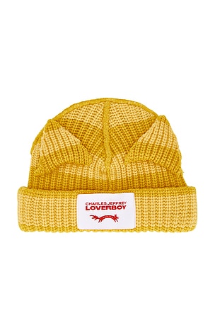 Charles Jeffrey LOVERBOY Chunky Ears Beanie in Yellow