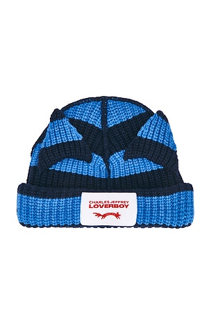 Charles Jeffrey LOVERBOY Chunky Ears Beanie in Blue