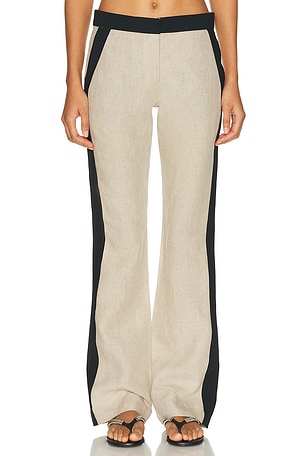 Coperni Taped Tailored Pant in Beige