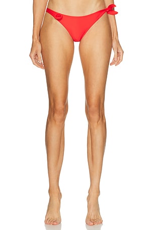 Coperni Flower Bikini Bottom in Red