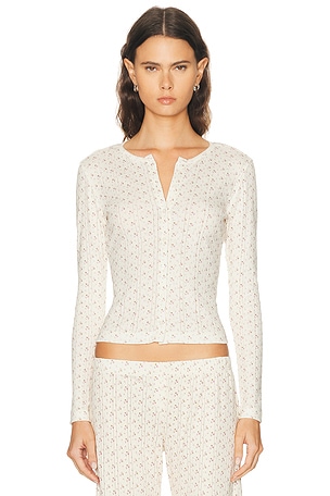 Cou Cou Intimates The Cardigan in Cream