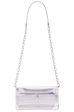 Christian Louboutin Bettina Crossbody Bag in Metallic Silver