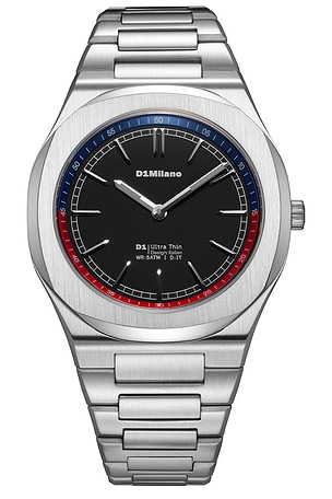 D1 Milano Ultra Thin 1970 39mm Watch in Metallic Silver
