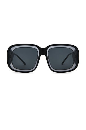 Diesel Square Sunglasses in Black