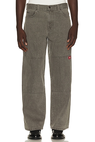Dickies Loose Straight Double Knee Jean in Grey