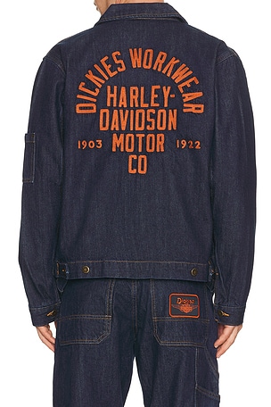Dickies x Harley Davidson Denim Jacket in Blue