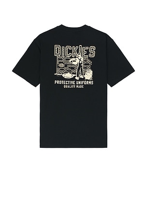 Dickies Bricklane Short Sleeve Tee in Black