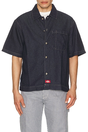 Dickies Denim Shirt in Navy