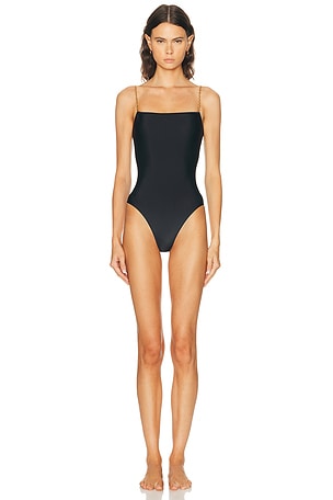 DOLLA for FWRD Lola Byblos Straps One Piece Swimsuit in Black