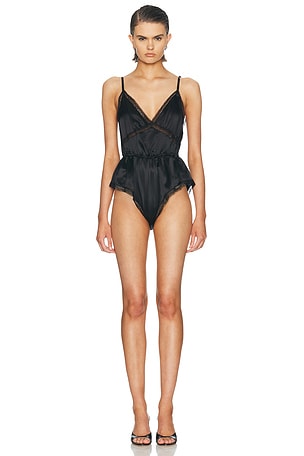 Dolce & Gabbana Silk Romper in Black