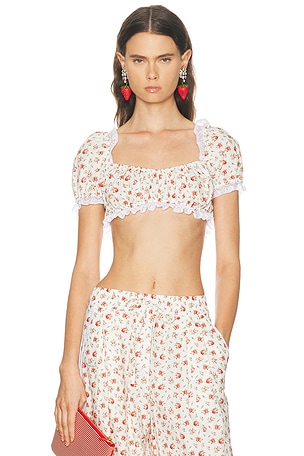 Dolce & Gabbana Cropped Top in White