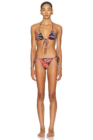 Dolce & Gabbana Lycra Print Bikini Set in Multi