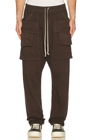 DRKSHDW by Rick Owens Creatch Cargo Drawstring in Grey