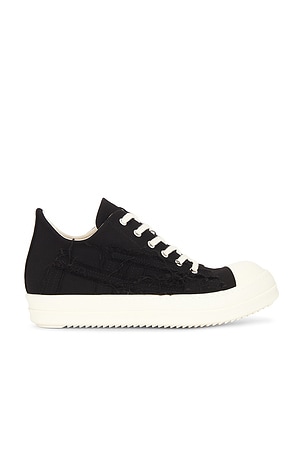 DRKSHDW by Rick Owens Low Sneaks in Black