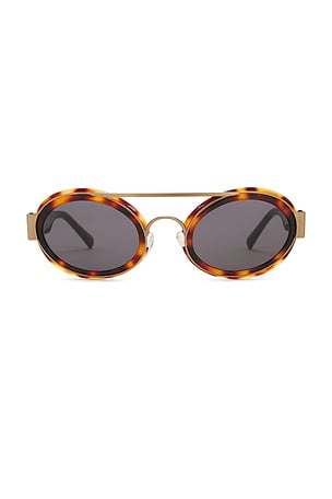 Dries Van Noten Dvn Aw26 218 Sunglasses in Brown