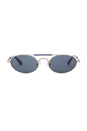 Dries Van Noten Dvn Aw26 219 Sunglasses in Metallic Silver
