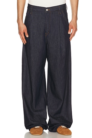 Dries Van Noten Penning Jeans in Navy