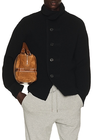 Dries Van Noten Marino Cardigan in Black