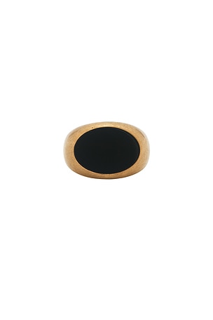 Dries Van Noten Ring in Metallic Gold