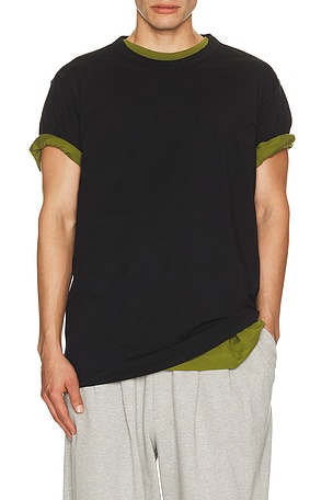Dries Van Noten Heer T-Shirt in Black