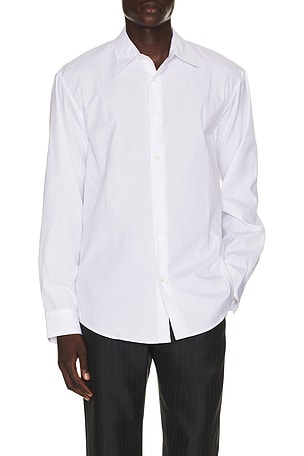 Dries Van Noten Caper Shirt in White