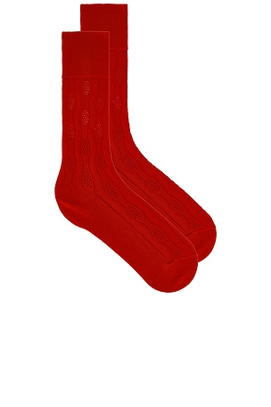 Dries Van Noten Sock in Red